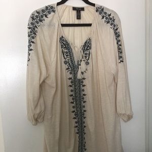 Boho Peasant Blouse Never Worn